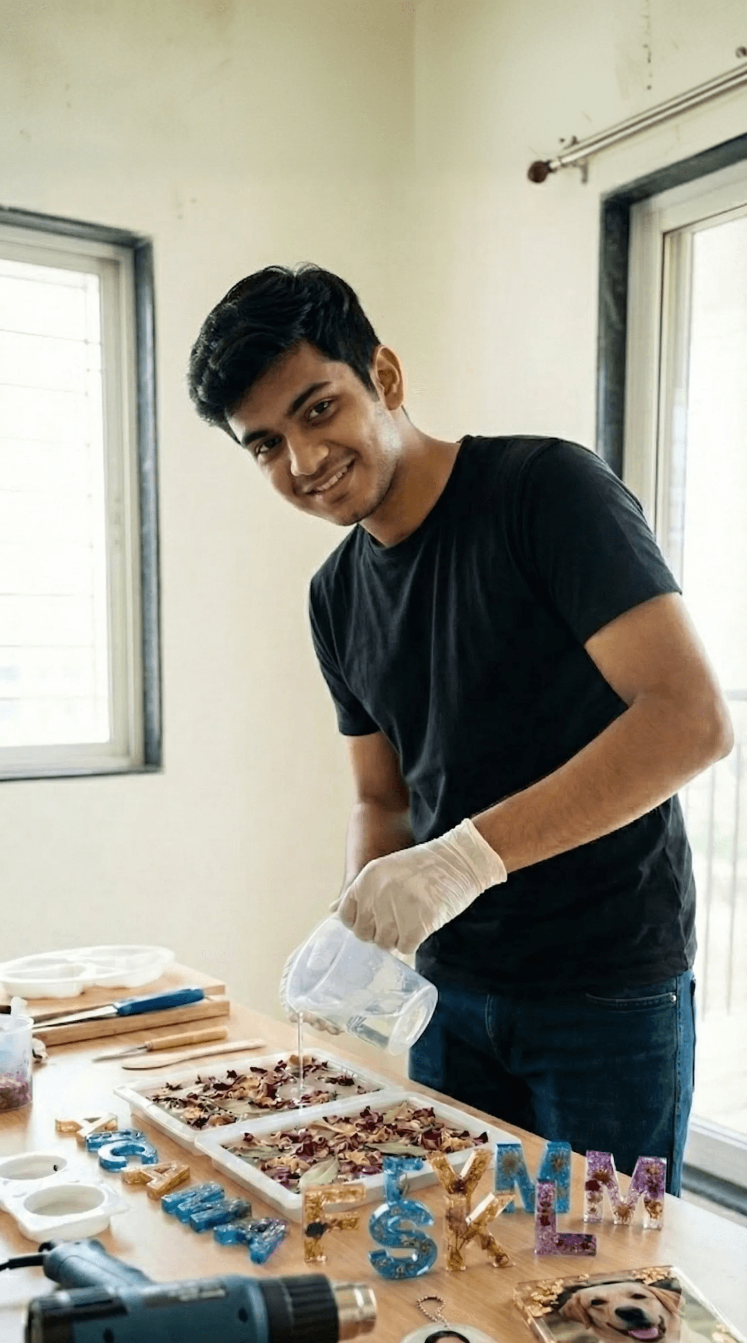 Paper cutting artist