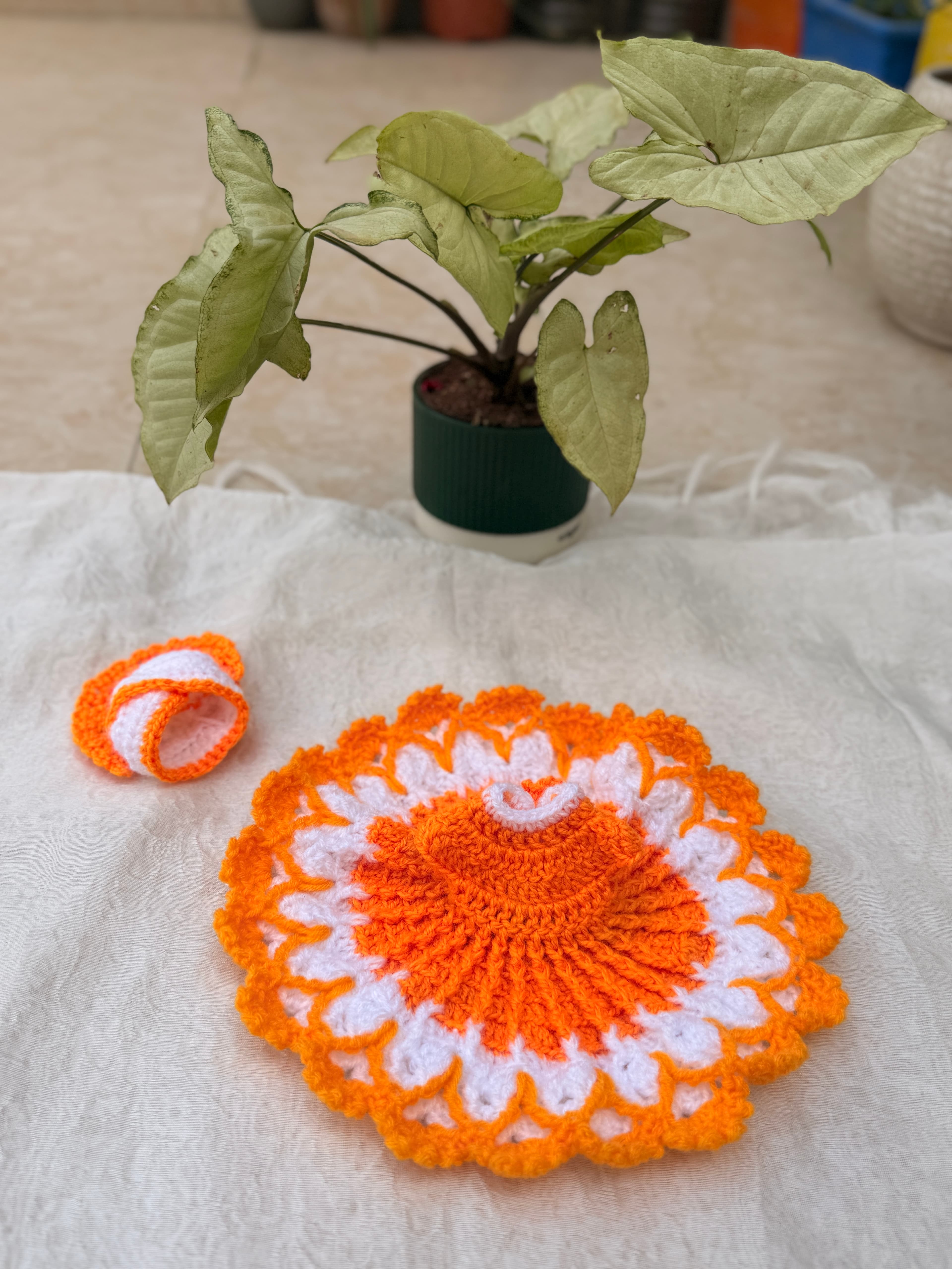 Crochet laddu Gopalji dress