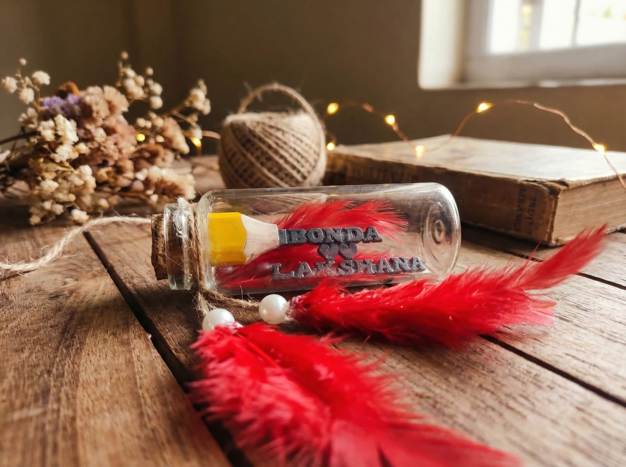 Pencil Carving in Bottle - Image 1