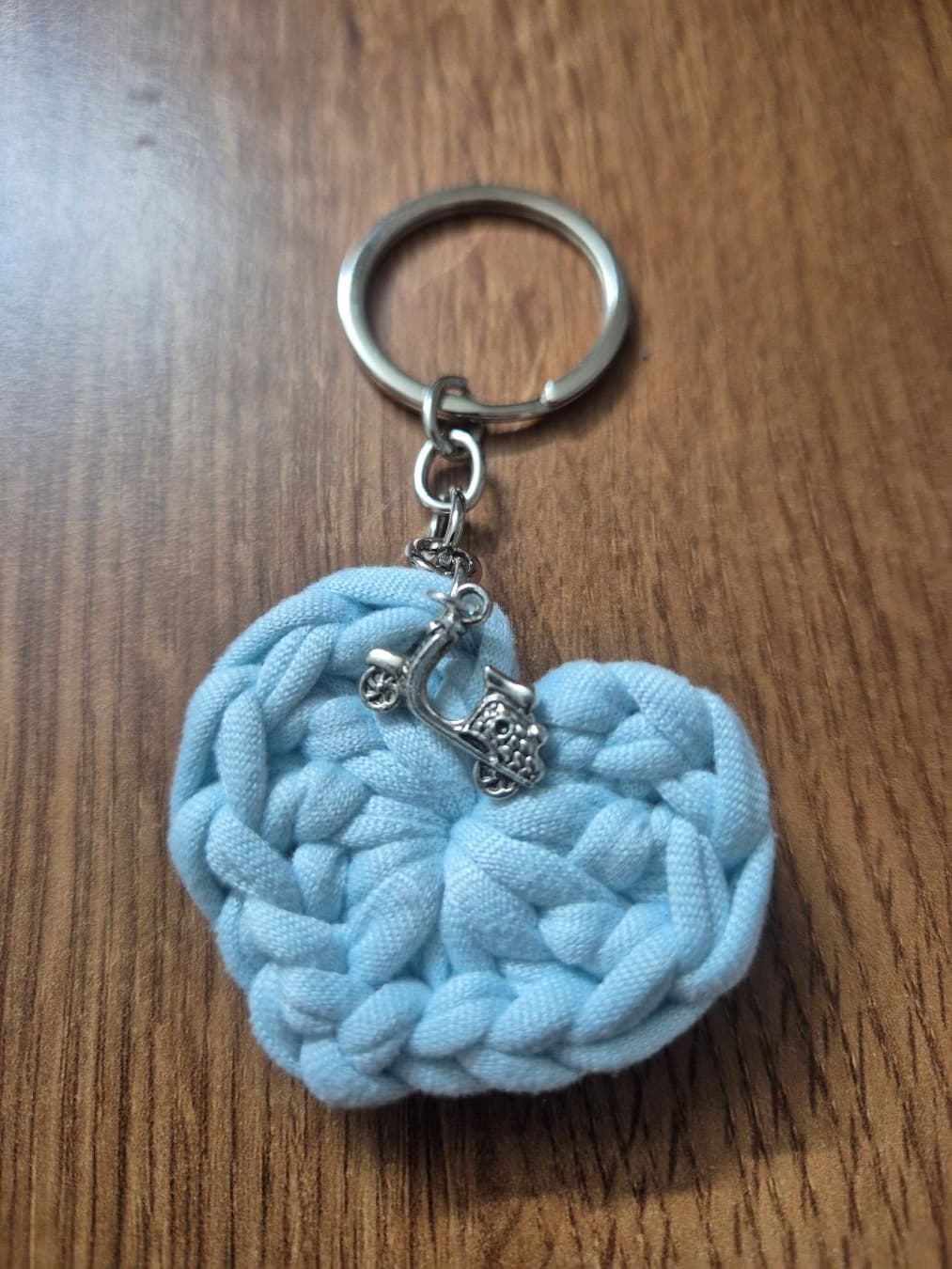 Blue Heart Keyring - Image 1