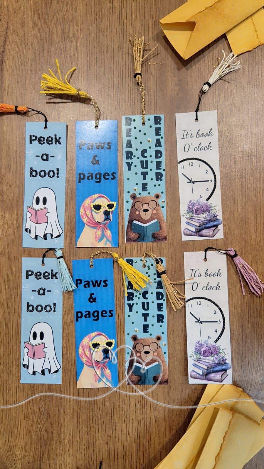 Book Lover's Bookmark Collection-1 (set of 4)