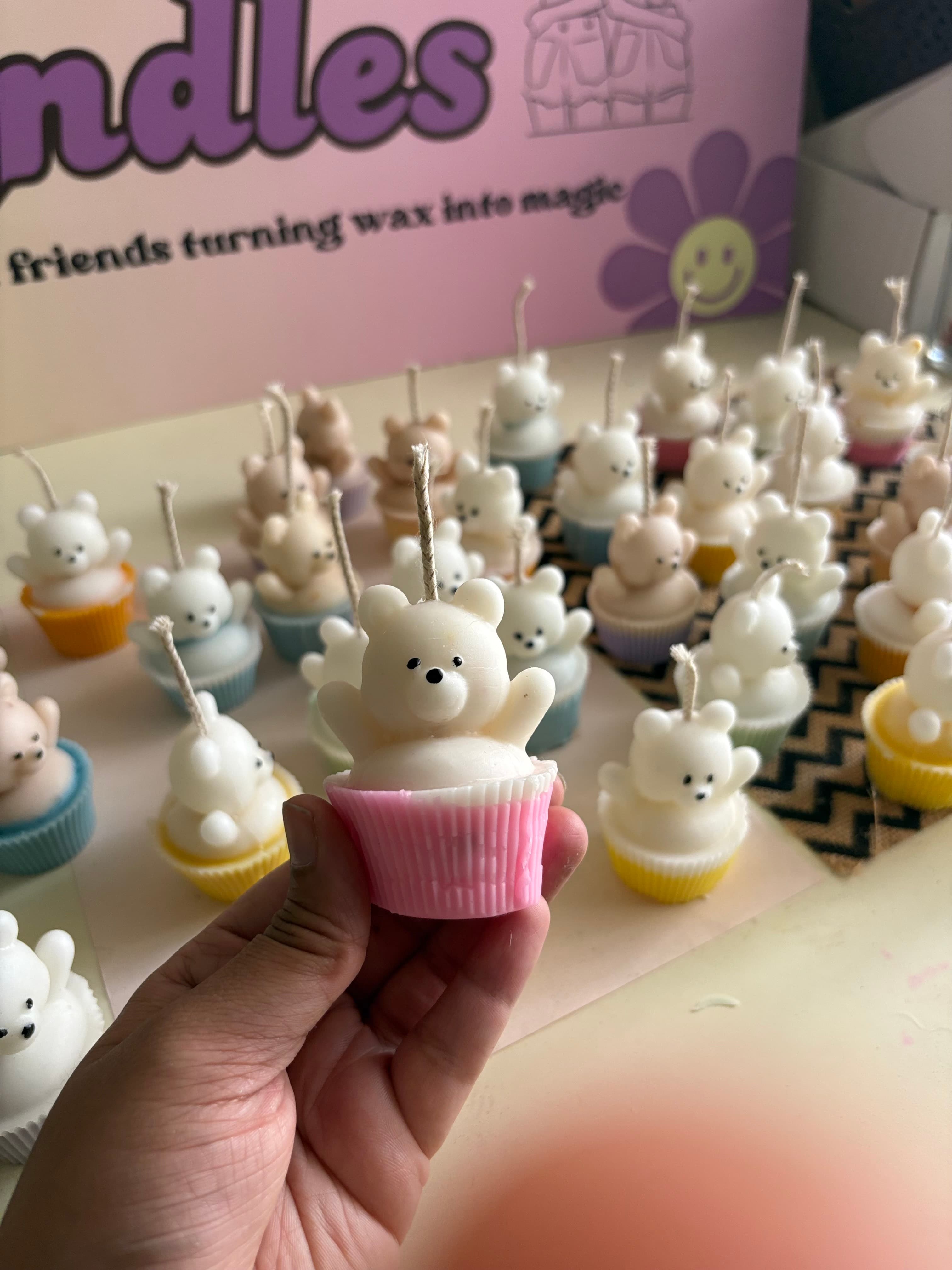 Teddy Candle